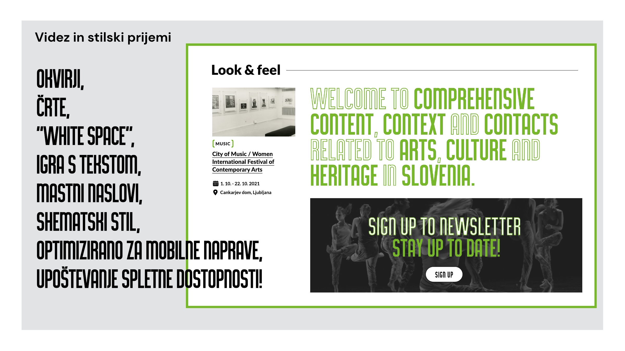 Culture.si 2022 look and feel principles